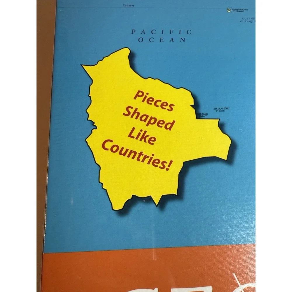 New World Geo Puzzle Latin America Dr. Toy Educational Toy‎ Sealed NIB
